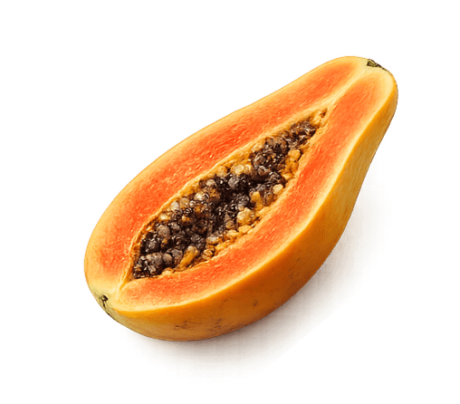papaya garnish
