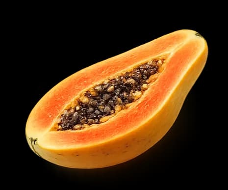 papaya garnish