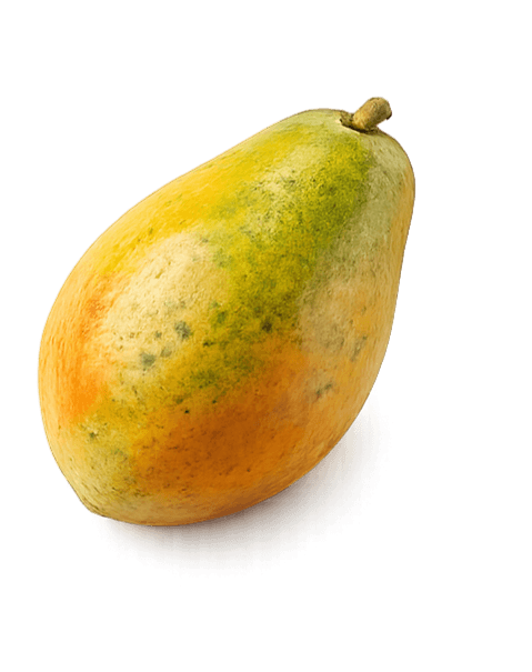 papaya garnish