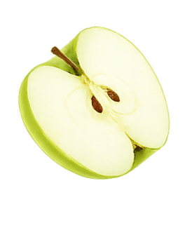 Apple garnish