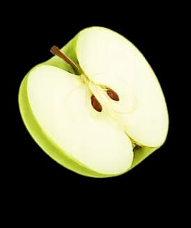 Apple garnish