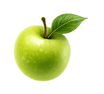 Apple garnish